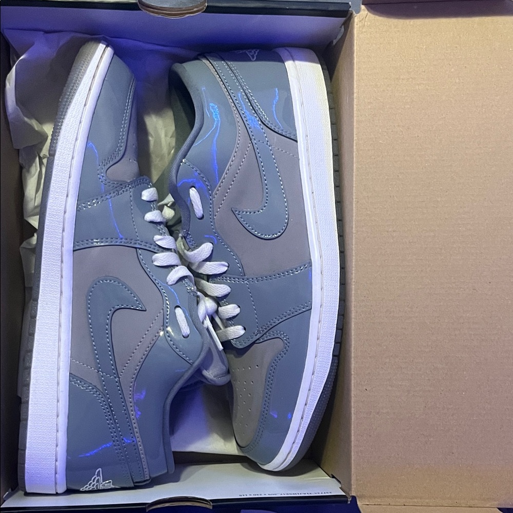 Gray Low-Top Jordan’s